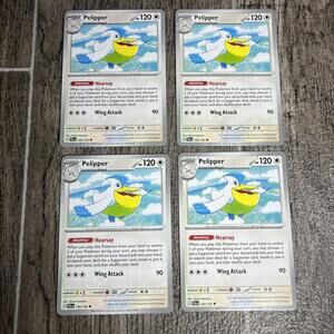 4X Pelipper - 159/193 - Prize Pack Series Cards - Pokemon TCG Paldea Evolved NM